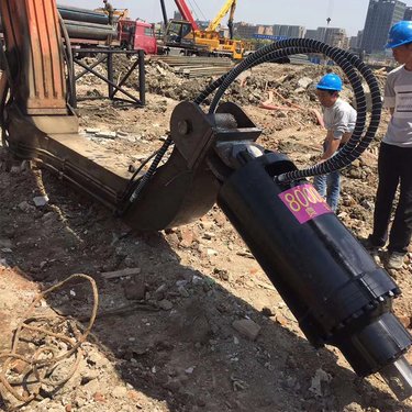 奥莱 螺旋钻机 液压动力头螺旋打桩机 小型轨道式柴油式桩基钻孔