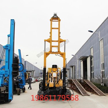 履带地质勘探钻机 500米柴油液压打井设备