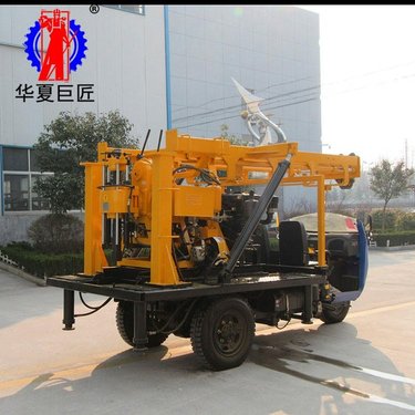 巨匠三轮车载打井机 XYC-200A液压水井钻机 家用钻井设备