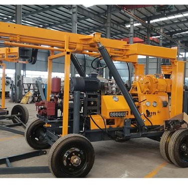 融翔JZQ150型全液压水井气动钻机 轮式底盘民用打井机 地质勘察设备