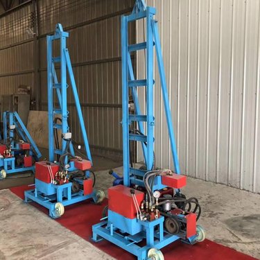 奥莱 柴油液压升降打井机 民用深水井钻机 小型钻井设备