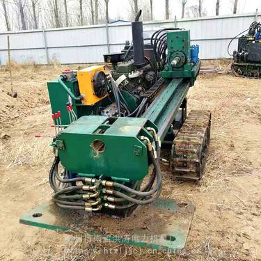 非开挖定向钻机 定向钻机 液压小型钻孔拉管机 洪涛电力