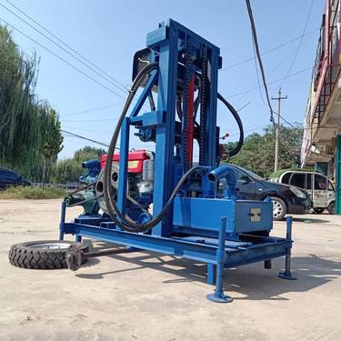 农田灌溉专用打井机 80米农用深水钻机 小型液压水井钻机