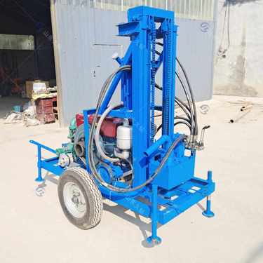产销久钻轻型钻井机 拖车式水井钻机 农村小型液压打井设备