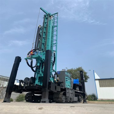 300履带式气动水井钻机 柴油液压打井机家用 工作效率高