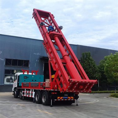 伸缩式液压钻孔机 全新车载式正循环钻机 耕地反循环百米水井钻机