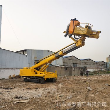 履带式护坡钻机 睿泰定做全液压锚固打孔机 油电双大臂举升稳定