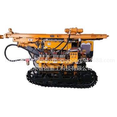 智创 ZC-1 液压履带式潜孔钻车 可打硬岩石的打井机轻便钻机 轻便气动钻机