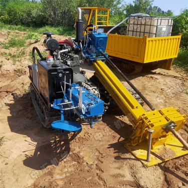 中汇 履带液压横向水平定向钻机 地下管道非开挖扩孔机