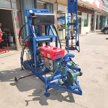 农田液压打井机 民用吃水水井钻机 柴油式深水钻机