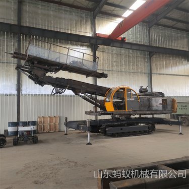 全液压履带式锚固钻机 定做自进式锚杆钻孔机 旋转挖改护坡钻机