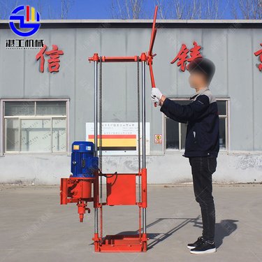 全液压岩心钻机 湛工机械 50米小型地质勘探取样钻 支架式钻孔快